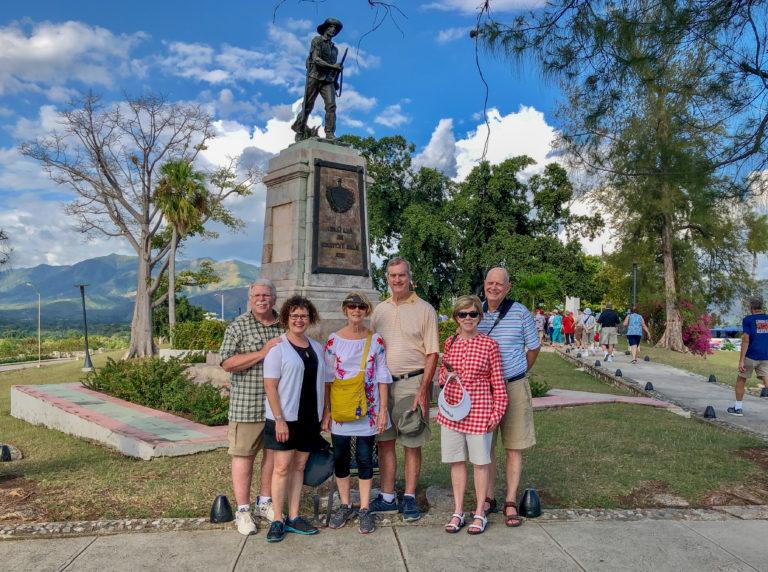 monument near mountains